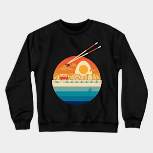 Ramen Travel Vacations Crewneck Sweatshirt